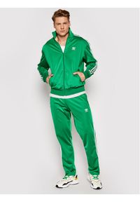 Adidas - adidas Bluza Fbird TT GN3512 Zielony Regular Fit. Kolor: zielony #5