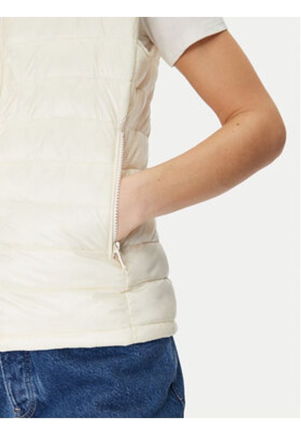 Guess Jeans Bezrękawnik W5RN55 WHAB2 Écru Regular Fit. Materiał: syntetyk. Długość rękawa: bez rękawów