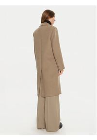 Calvin Klein Płaszcz wełniany K20K207701 Beżowy Regular Fit. Kolor: beżowy. Materiał: wełna, syntetyk #4