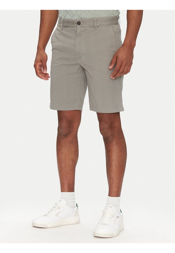BOSS Szorty materiałowe 50536884 Beżowy Slim Fit. Kolor: beżowy. Materiał: bawełna