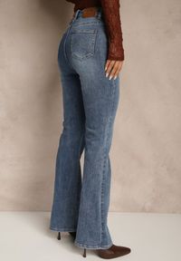 Renee - Niebieskie Jeansy Dzwony High Waist Lavea. Okazja: na co dzień. Stan: podwyższony. Kolor: niebieski. Wzór: gładki. Sezon: lato. Styl: casual #5