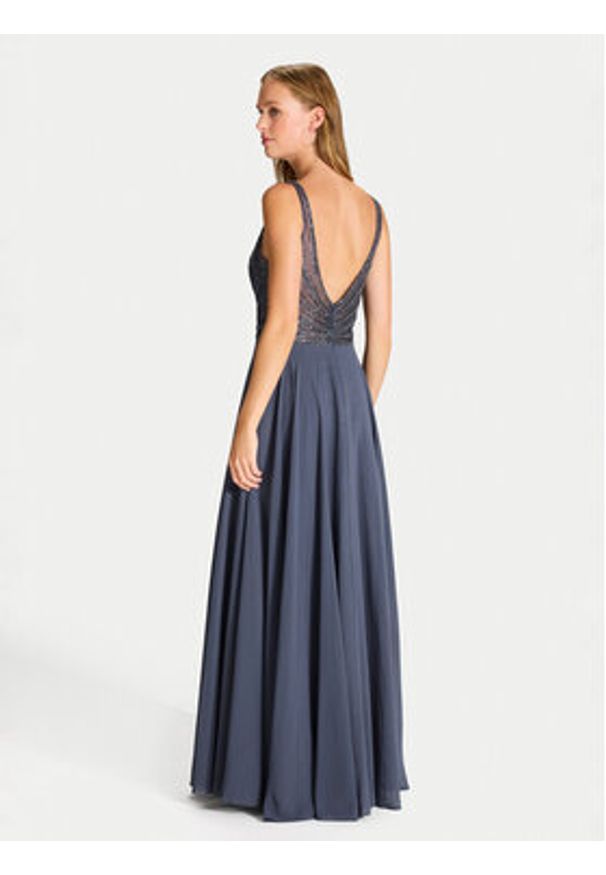 Hey Kyla Sukienka wieczorowa 5AG015HK Szary Regular Fit. Kolor: szary. Materiał: syntetyk. Styl: wizytowy