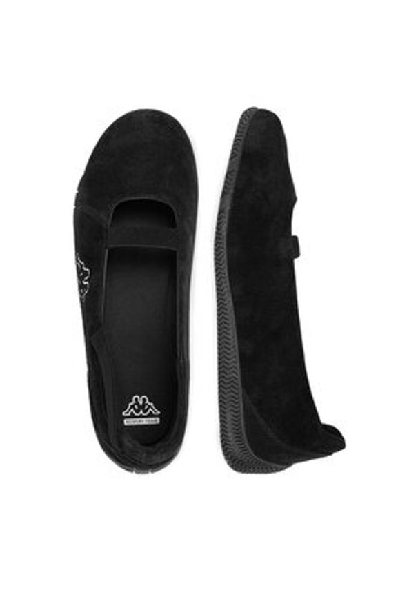 Kappa Baleriny CEO-WP40-046Z Czarny. Kolor: czarny. Materiał: zamsz, skóra