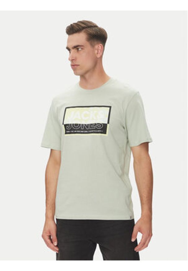 Jack & Jones - Jack&Jones Komplet 3 t-shirtów Logan 12284754 Kolorowy Regular Fit. Materiał: bawełna. Wzór: kolorowy