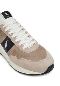 Polo Ralph Lauren Sneakersy 809968176002 Beżowy. Kolor: beżowy. Materiał: zamsz, skóra