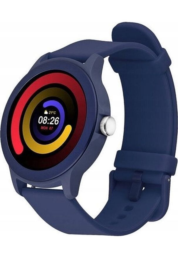 TRACER - Smartwatch Tracer SMK3 Granatowy (TRAFON47413). Rodzaj zegarka: smartwatch. Kolor: niebieski