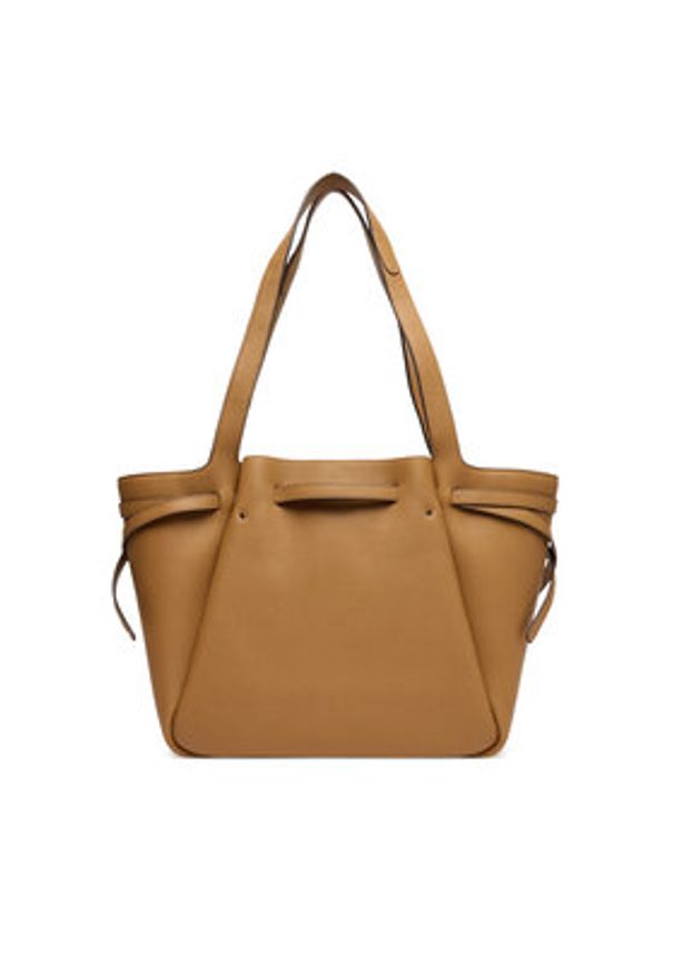 Tory Burch Torebka Romy Tote 163388 Brązowy. Kolor: brązowy. Materiał: skórzane