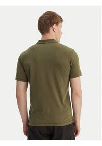 Napapijri Polo Elbas NP0A4GB4 Zielony Regular Fit. Typ kołnierza: polo. Kolor: zielony. Materiał: bawełna #4