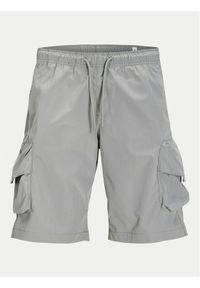 Jack & Jones Szorty materiałowe Cole 12269386 Szary Cargo Fit. Kolor: szary. Materiał: syntetyk #1