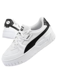 Buty do chodzenia damskie Puma Cali Dream. Kolor: czarny, biały, wielokolorowy. Materiał: skóra, materiał, syntetyk. Szerokość cholewki: normalna. Sport: turystyka piesza