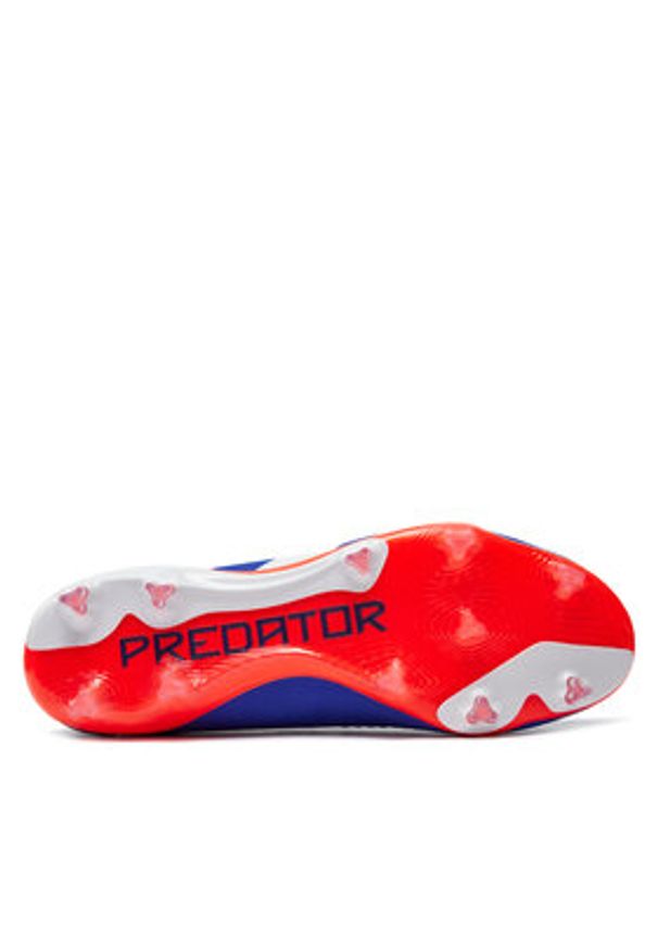 Adidas - adidas Buty do piłki nożnej Predator Pro Fg IF6330 Granatowy. Kolor: niebieski. Materiał: skóra
