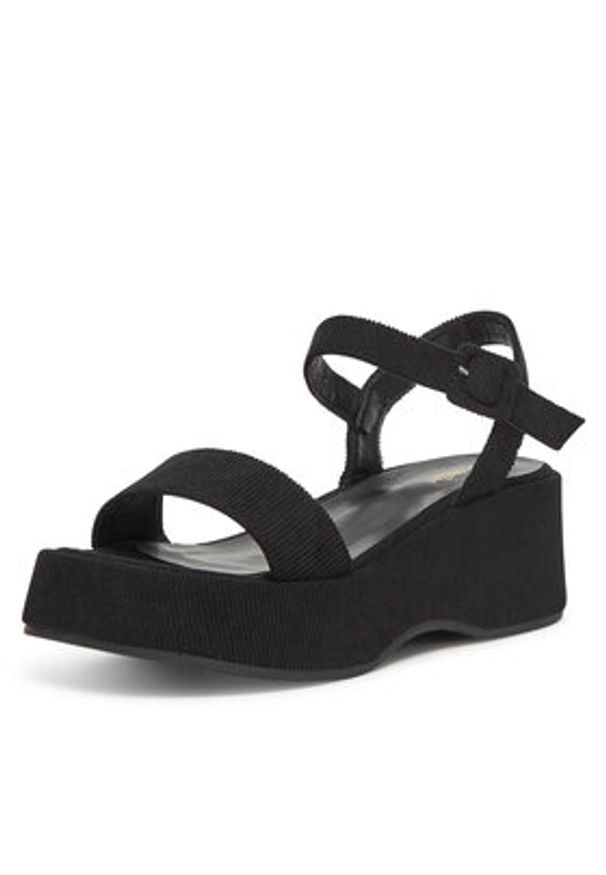 DeeZee Sandały DXJ220515 Czarny. Kolor: czarny. Materiał: materiał