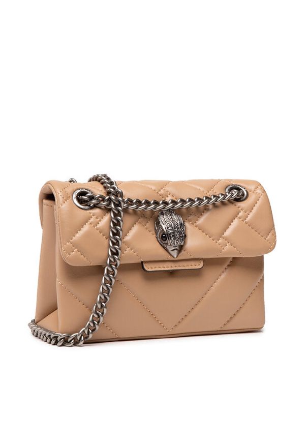 Kurt Geiger Torebka Mini Kensington 1470848109 Brązowy. Kolor: brązowy. Materiał: skórzane
