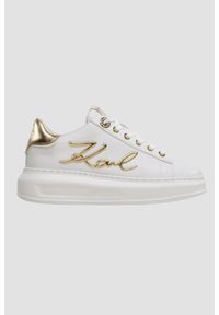 Karl Lagerfeld - KARL LAGERFELD Białe sneakersy Kapri Signia Lace. Kolor: biały #1