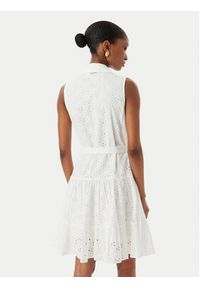 LOLA CASADEMUNT Sukienka letnia LS2616037 Kremowy Regular Fit. Kolor: kremowy. Materiał: bawełna. Sezon: lato #5