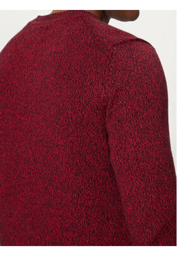 s.Oliver Sweter 2152697 Czerwony Regular Fit. Kolor: czerwony. Materiał: bawełna