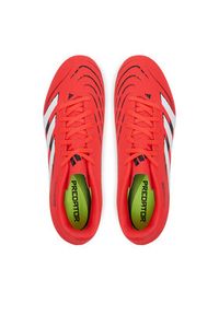 Adidas - adidas Buty do piłki nożnej Predator Club Turf ID3784 Czerwony. Kolor: czerwony. Materiał: skóra