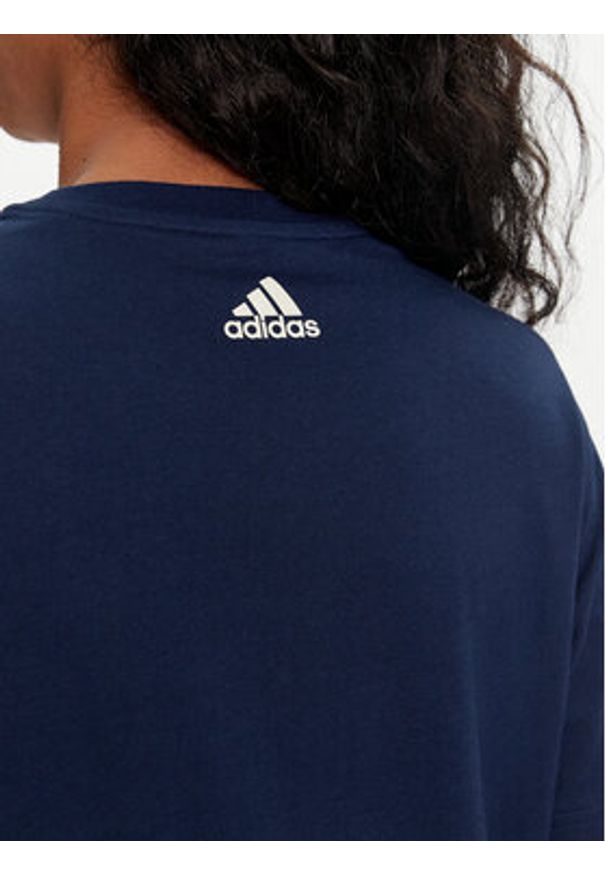 Adidas - adidas T-Shirt FARM Rio Graphic IV9758 Granatowy Regular Fit. Kolor: niebieski. Materiał: bawełna