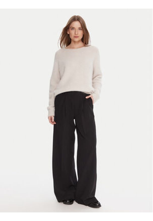 Kontatto Sweter 3M0863C Écru Relaxed Fit. Materiał: syntetyk