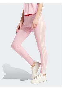 Adidas - Legginsy adidas. Kolor: różowy #1