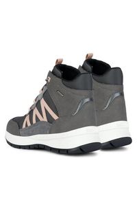 Geox Sneakersy D Braies B Abx D36BEA 011EK C9004 Szary. Kolor: szary. Materiał: zamsz, skóra #3