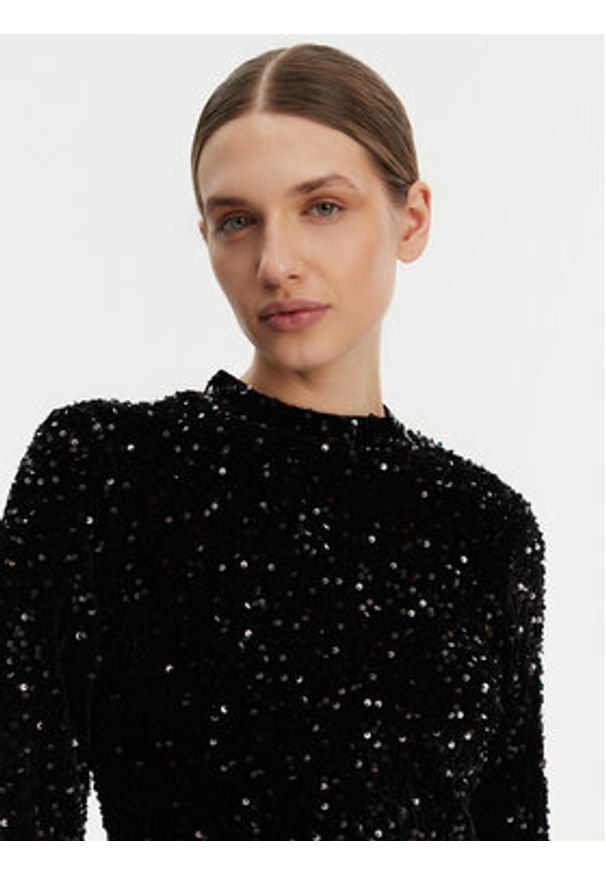 DKNY Sukienka koktajlowa P4ID6XQY Czarny Regular Fit. Kolor: czarny. Materiał: syntetyk. Styl: wizytowy