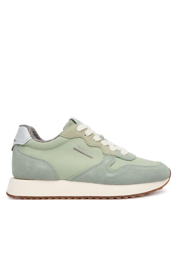 GANT - Gant Sneakersy 30533841 Zielony. Kolor: zielony. Materiał: skóra, zamsz