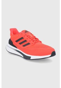 Adidas - adidas Buty EQ21 Run kolor pomarańczowy. Nosek buta: okrągły. Zapięcie: sznurówki. Kolor: pomarańczowy. Materiał: materiał. Sport: bieganie #4