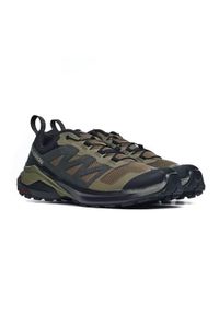 salomon - Buty do biegania męskie Salomon X-adventure. Kolor: czarny. Materiał: materiał, syntetyk. Szerokość cholewki: normalna
