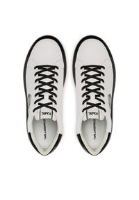 Karl Lagerfeld - KARL LAGERFELD Sneakersy KL52630N Biały. Kolor: biały. Materiał: skóra