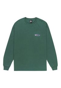 Quiksilver Longsleeve Hw Hollow Coves EQYZT08202 Zielony Comfort Fit. Kolor: zielony. Materiał: bawełna. Długość rękawa: długi rękaw #8