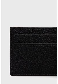 TOMMY HILFIGER - Tommy Hilfiger Etui na karty damski kolor czarny. Kolor: czarny. Materiał: materiał. Wzór: gładki