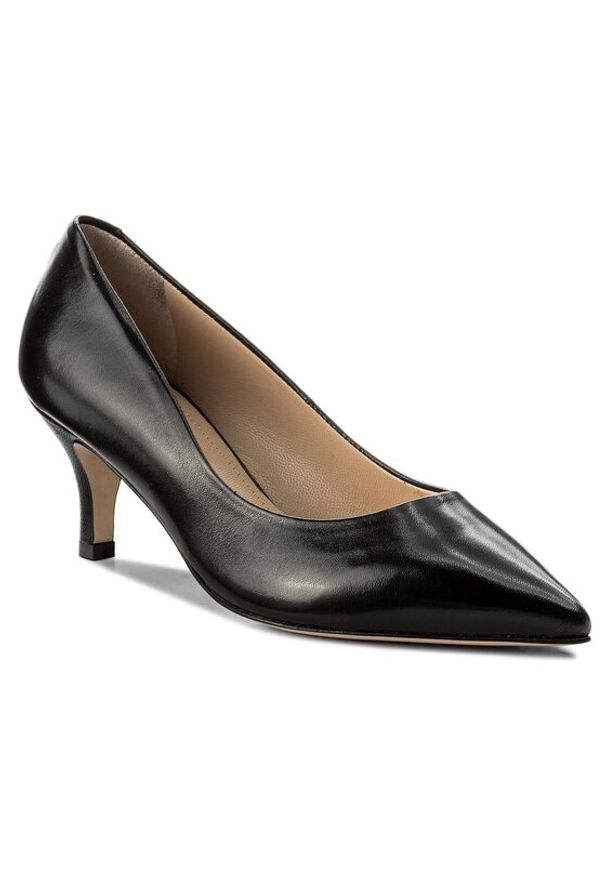 Solo Femme Szpilki 48901-02-A19/E45-04-00 Czarny. Kolor: czarny. Materiał: skóra. Obcas: na szpilce