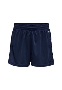 Spodenki dziecięce Hummel hmlCORE XK. Okazja: na uczelnię. Kolor: niebieski. Styl: sportowy, elegancki. Sport: joga i pilates