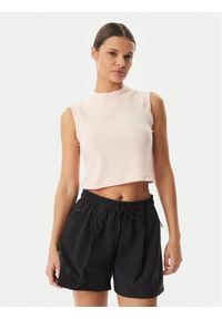 Adidas - adidas Top ALL SZN KA6971 Różowy Slim Fit. Kolor: różowy. Materiał: syntetyk #1