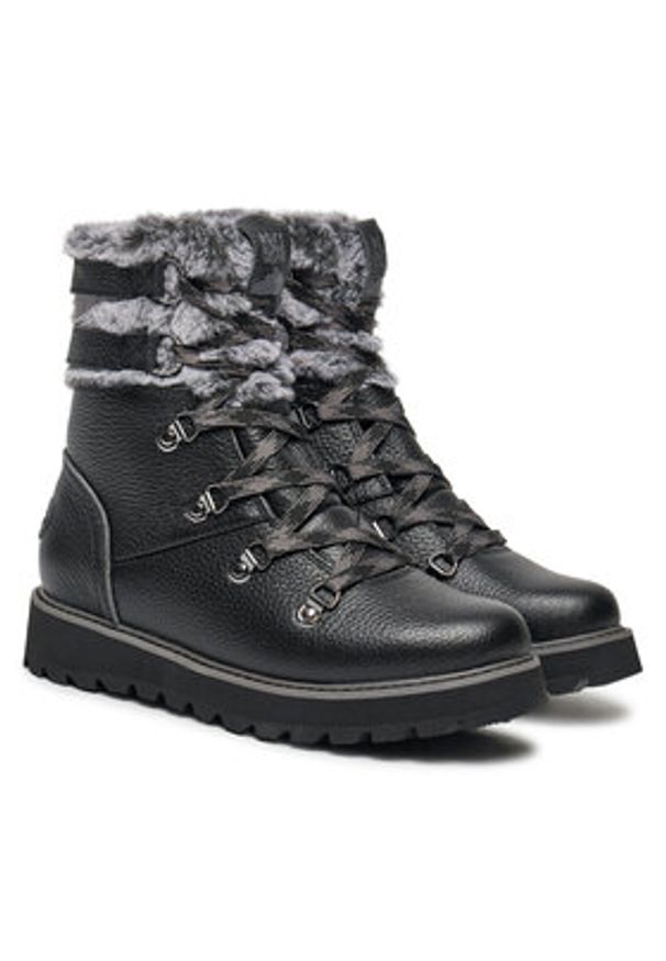 Roxy Trzewiki ARJB700752 Czarny. Kolor: czarny. Materiał: skóra