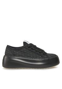 Vic Matié Sneakersy 1E1056D_W62E010101 Czarny. Kolor: czarny. Materiał: materiał