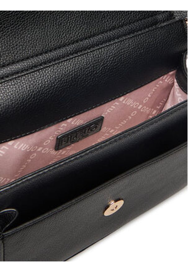 Liu Jo Torebka Ecs M Crossbody AF5152 E0058 Czarny. Kolor: czarny. Materiał: skórzane