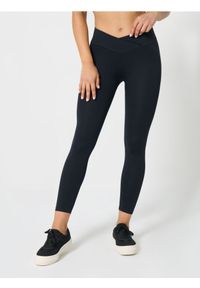Sinsay - Legginsy sportowe - czarny. Kolor: czarny. Styl: sportowy