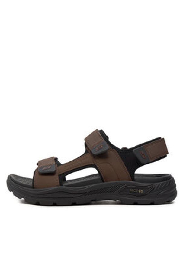 skechers - Skechers Sandały Arch Fit Motley Sd-Kontra 204349/BRN Brązowy. Kolor: brązowy. Materiał: skóra