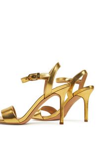 Lauren Ralph Lauren - LAUREN RALPH LAUREN Sandały 802956289003 Złoty. Kolor: złoty. Materiał: skóra