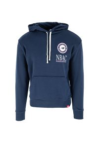 Bluza z kapturem męskie New Balance Essentials Athletic Club. Typ kołnierza: kaptur. Kolor: niebieski. Materiał: bawełna, materiał #1