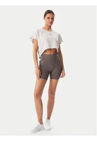 Adidas - adidas T-Shirt Power Workout KE8052 Fioletowy Loose Fit. Kolor: fioletowy. Materiał: bawełna #5