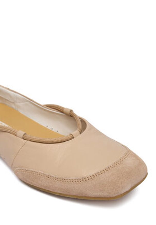Patrizia Pepe Baleriny 8Z0123/L150-R874 Beżowy. Kolor: beżowy. Materiał: skóra