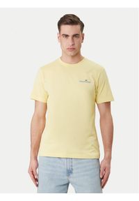 Guess Jeans T-Shirt M6GIC0 K8HM0 Żółty Regular Fit. Kolor: żółty. Materiał: bawełna #1