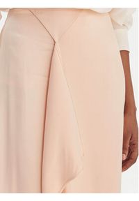 BOSS Spódnica midi Vemuth 50552076 Różowy Regular Fit. Kolor: różowy. Materiał: wiskoza #5