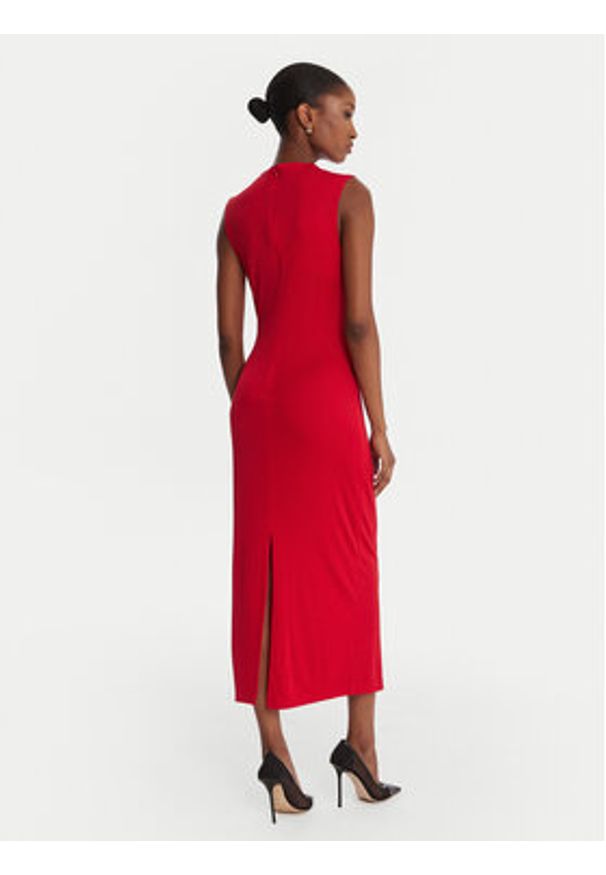 Rinascimento Sukienka koktajlowa CFC0125010003 Czerwony Slim Fit. Kolor: czerwony. Materiał: syntetyk. Styl: wizytowy