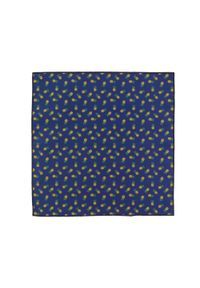 Modini - Granatowa poszetka w ananasy E294. Kolor: niebieski #1