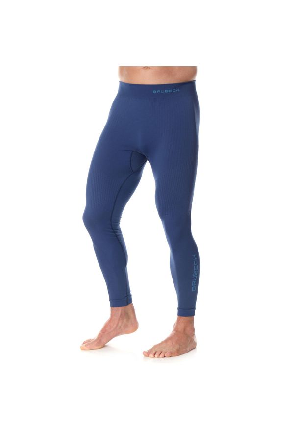 Spodnie męskie termoaktywne Brubeck EXTREME THERMO. Kolor: niebieski. Materiał: poliamid, poliester, elastan. Sezon: zima, lato. Sport: turystyka piesza