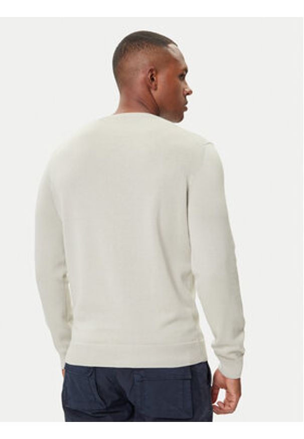 Aeronautica Militare Sweter 252MA1611UL00506 Beżowy Regular Fit. Kolor: beżowy. Materiał: bawełna